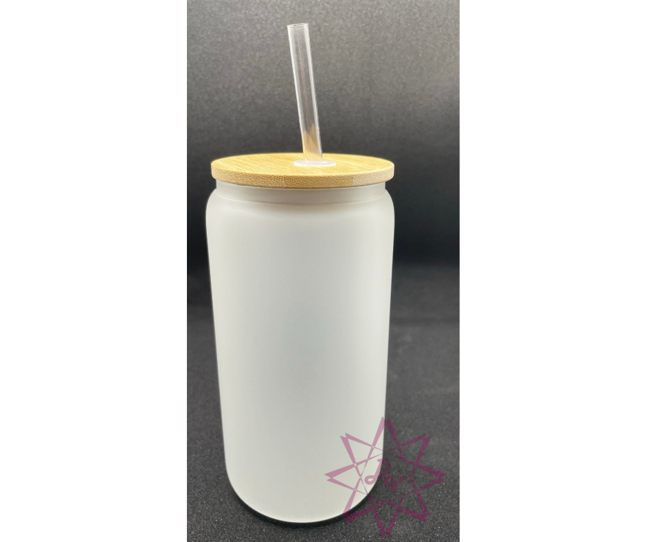 Clear Glass Tumbler Sublimation :: 16oz Beer Can – MJ Supply